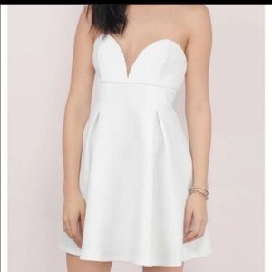Tobi strapless dress